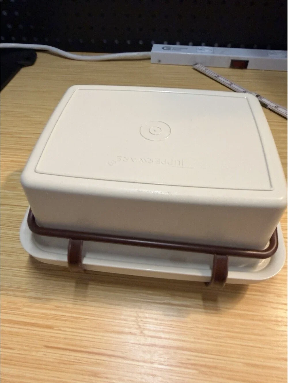 Vintage Tupperware Pak N Carry Lunch Box Carrying Case Handles Food Complete *